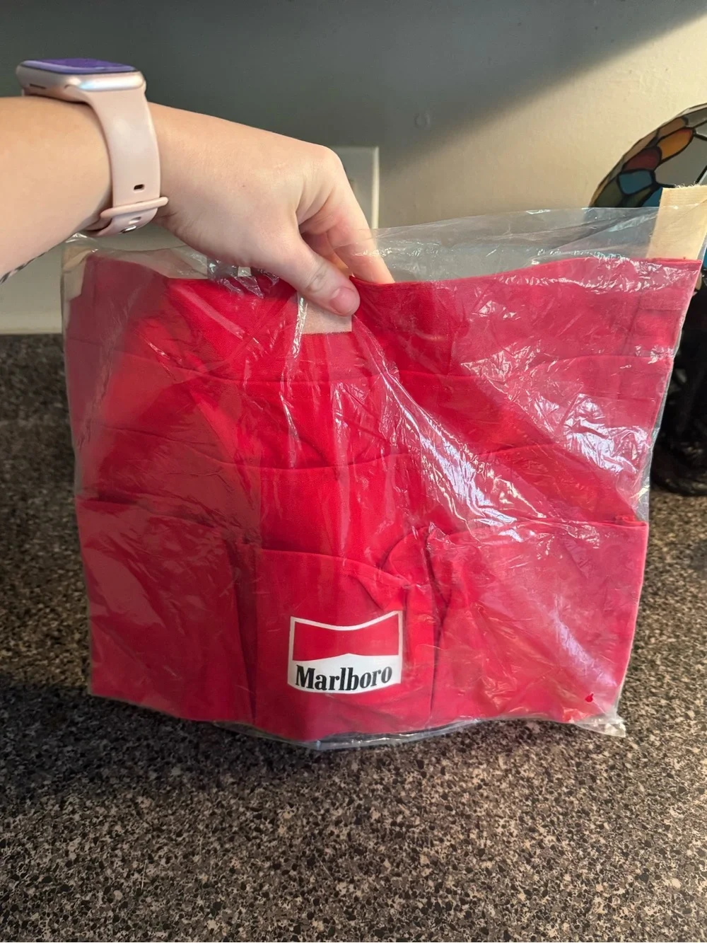VTG Marlboro Red and White Logo Belt Tool Pouch NWT